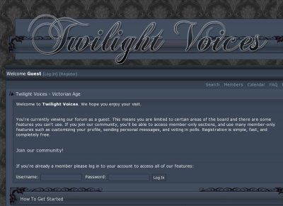 Twilight Voices - Victorian Age Vampire