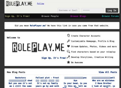 RolePlay.me | Online Roleplaying Social Network
