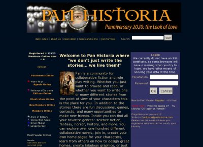 Pan Historia - Writing & Roleplay Community